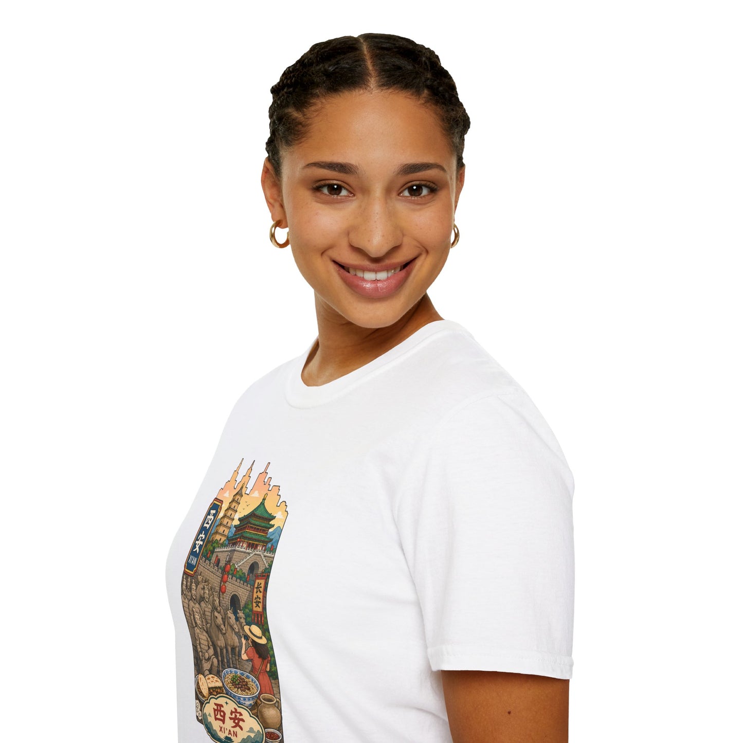 Xi'an Travel T‑Shirt — Vintage China Cityscape Graphic