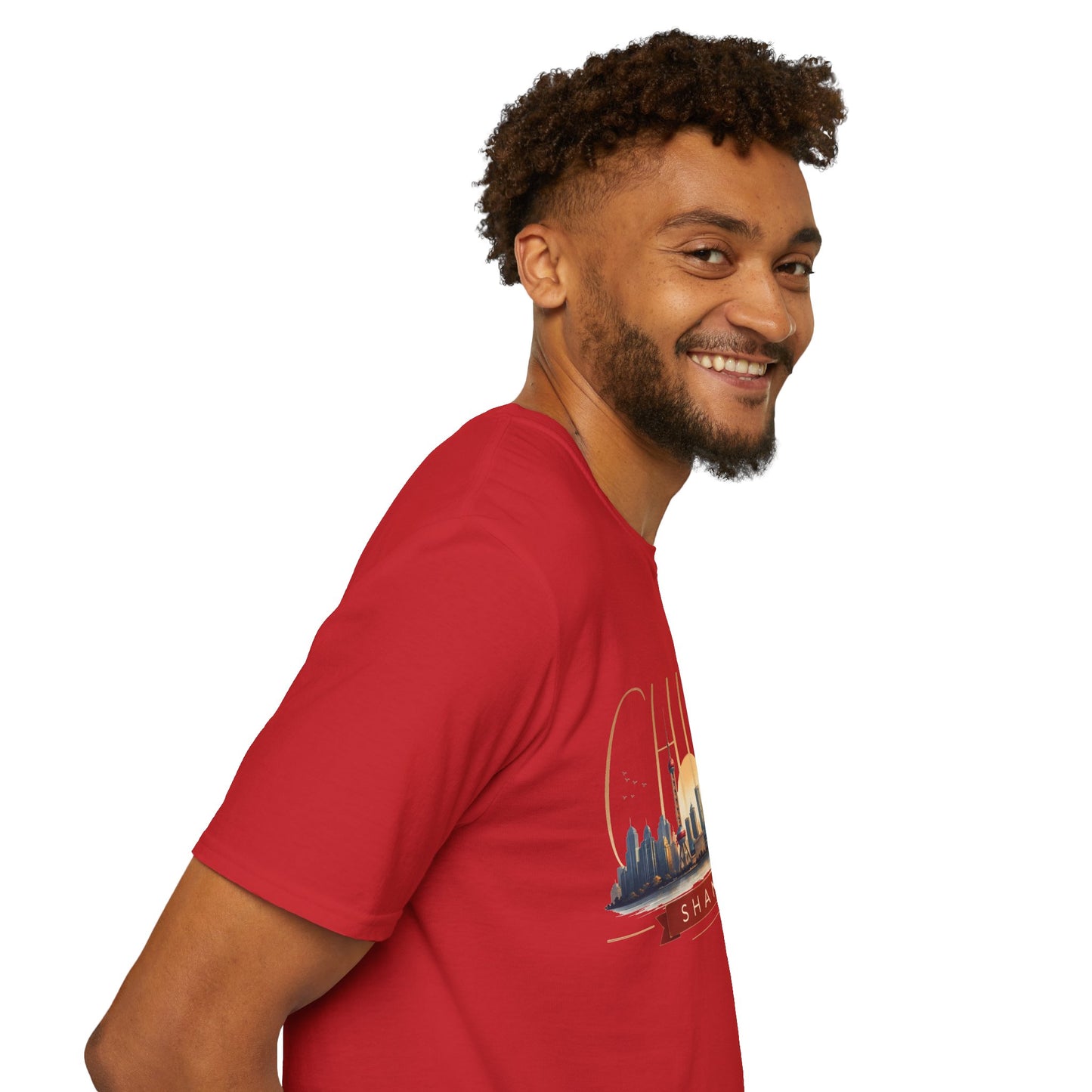China Skyline T‑Shirt — Shanghai Cityscape Graphic Tee
