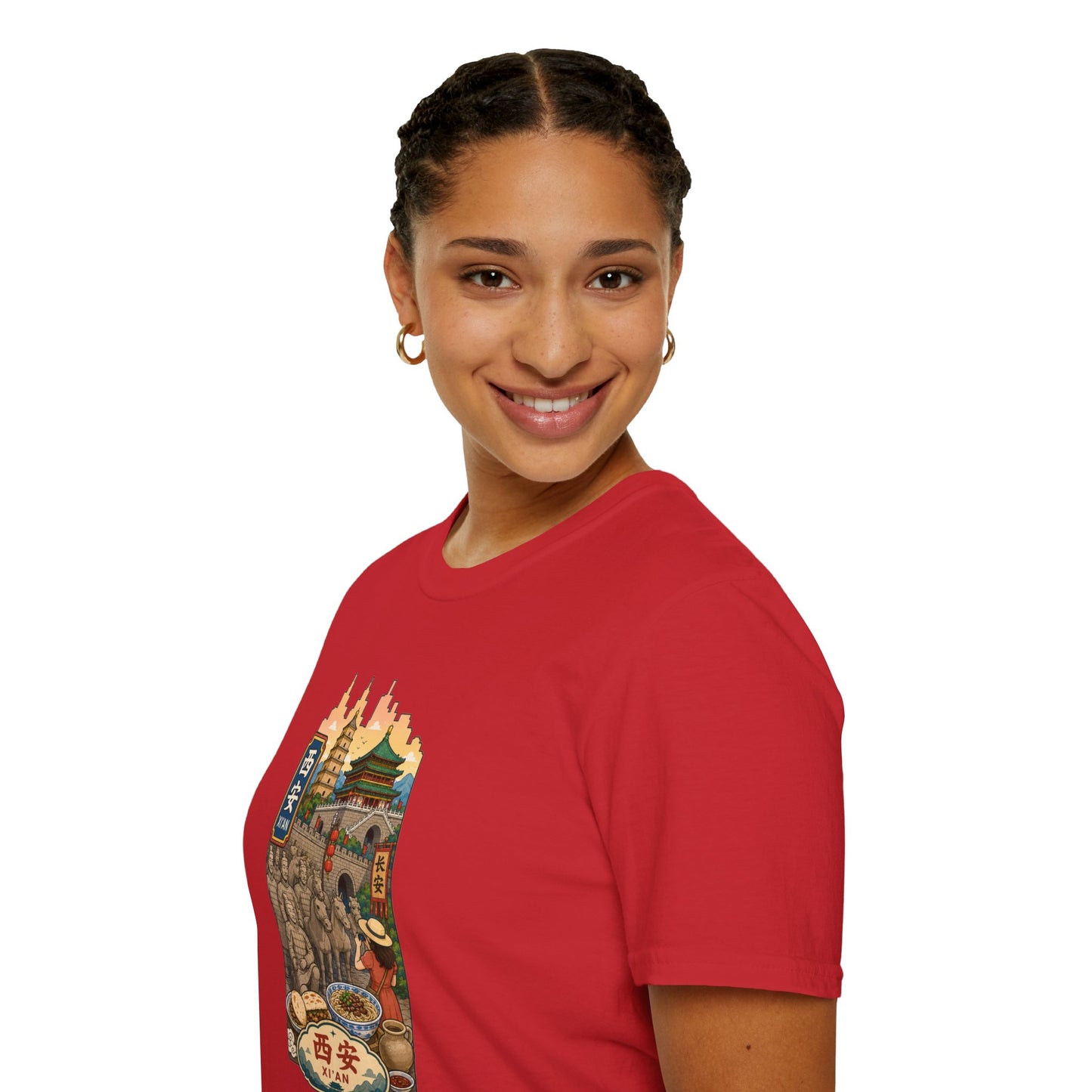 Xi'an Travel T‑Shirt — Vintage China Cityscape Graphic