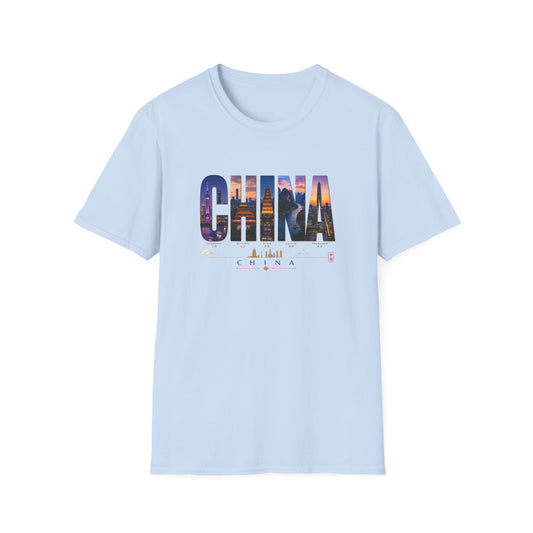China Skyline Photo Tee — Travel Souvenir T-Shirt