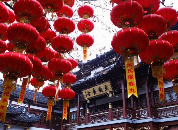 Red lanterns at Yu Garden, Shanghai